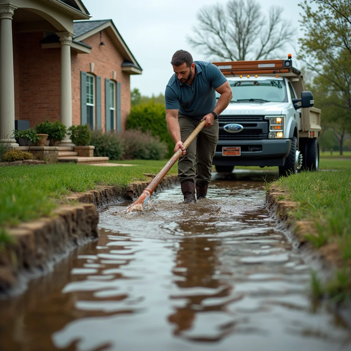 Flash Flood Yard Damage: Saving Your Foundation in Central Texas