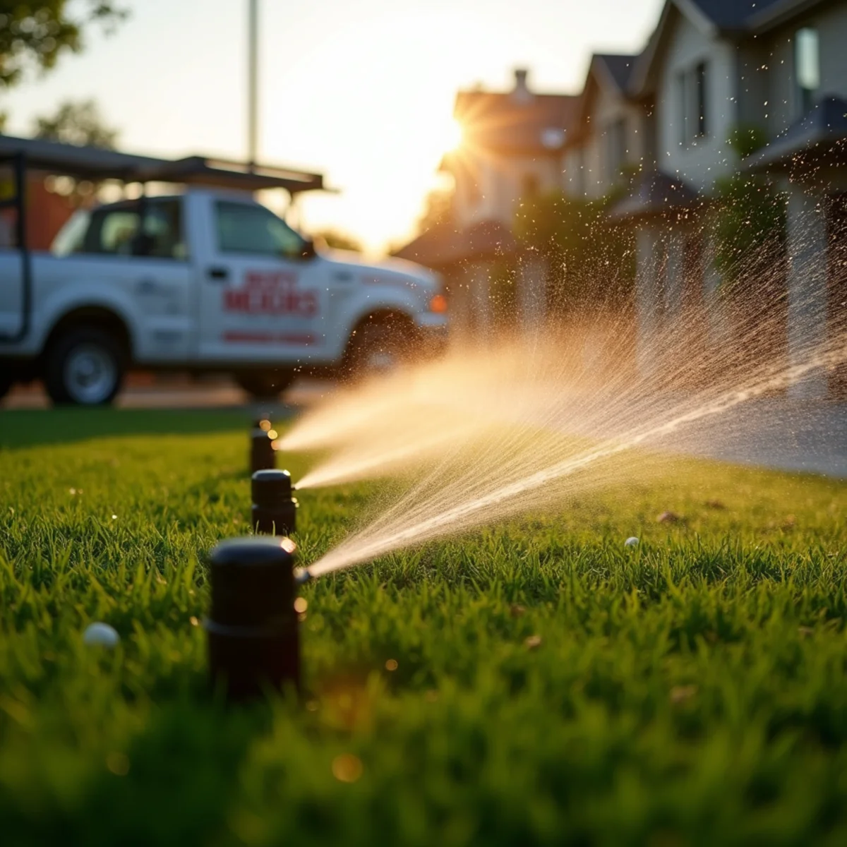 Sprinkler & Irrigation Installation project in Round Rock, TX by Oakwood Landscaping