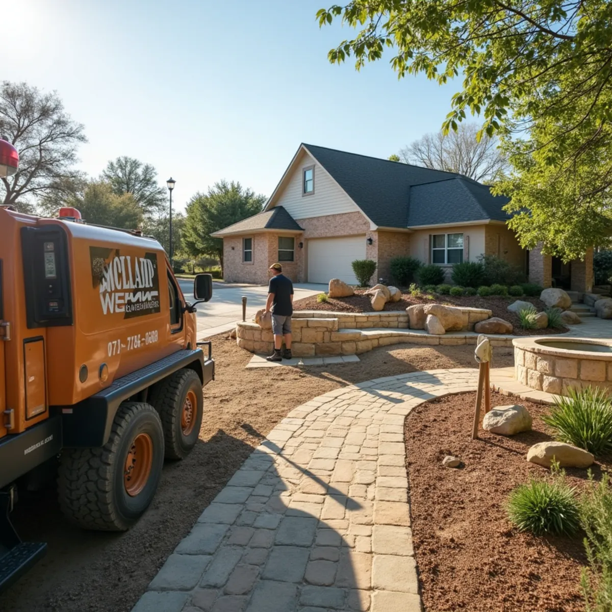 Landscaping, irrigation and fencing services in Serenada, TX by Oakwood Landscaping