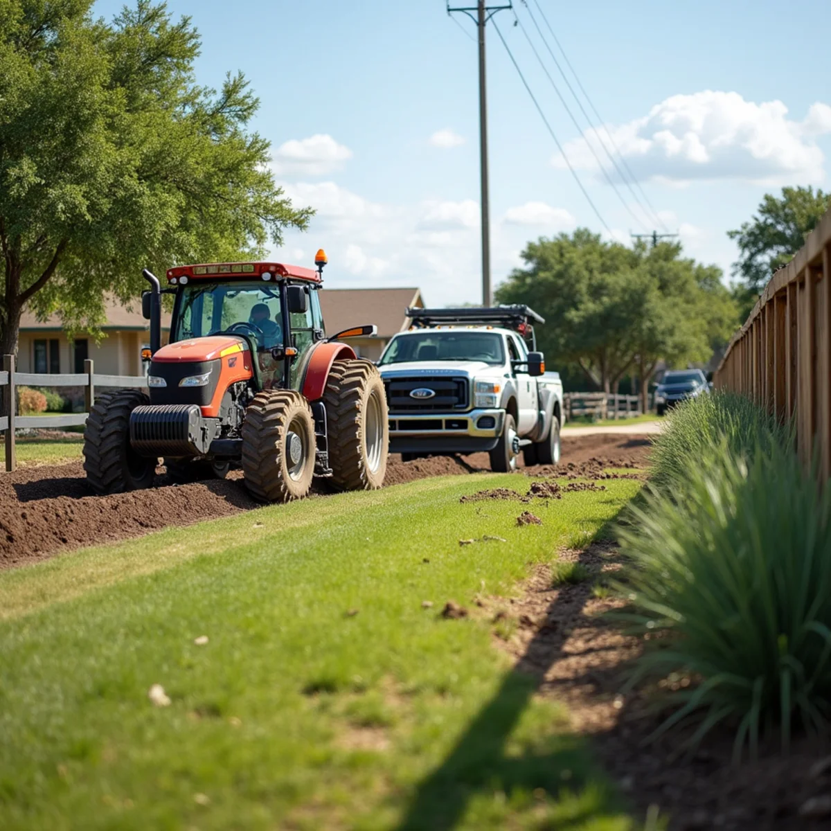 Landscaping, irrigation and fencing services in Weir, TX by Oakwood Landscaping