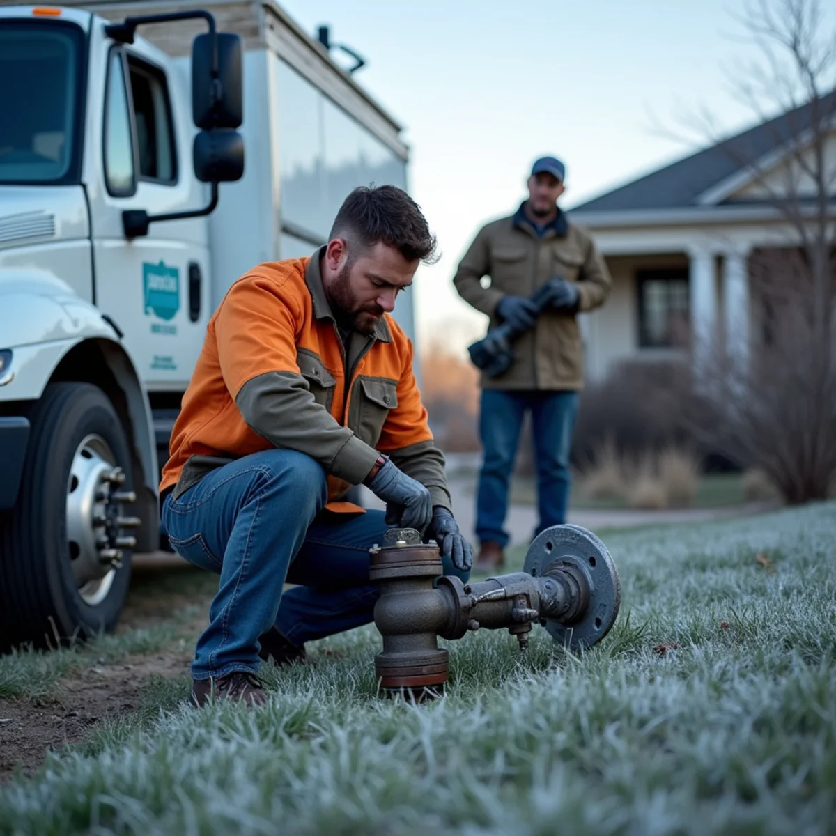 Winter Freeze Landscape & Pipe Thawing in Round Rock, TX by Oakwood Landscaping